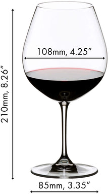 Ensemble de verres a vin Riedel - Verres a vin rouge - Vinum - 700 ml - 2 pièces