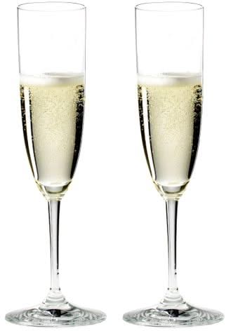 Ensemble de verres a vin Riedel - Verres a champagne - Vinum - 160 ml - 2 pièces