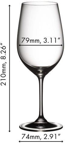 Ensemble de verres à vin Riedel - Verres à vin blanc - Vinum - 400 ml - 2 pièces