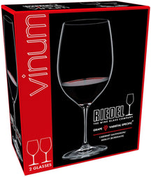Ensemble de verres a vin Riedel - Verres a vin rouge - Vinum - 650 ml - 2 pièces