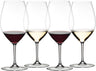 Ensemble de verres a vin Riedel - en cristal - Wine Friendly - 995 ml - 4 pièces