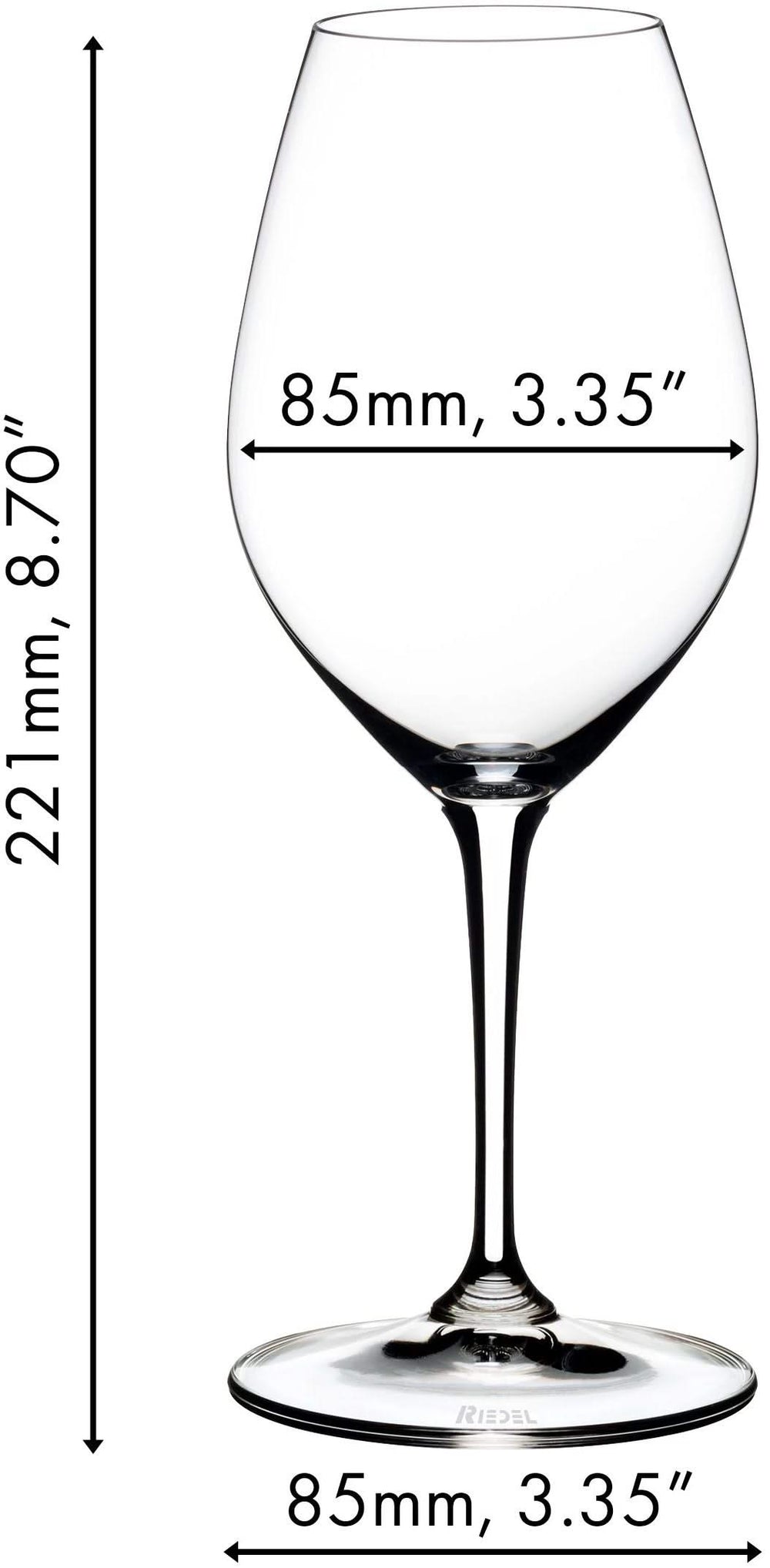 Set de verres à vin Riedel - Verres à champagne - WineFriendly - 440ml - 4pièces