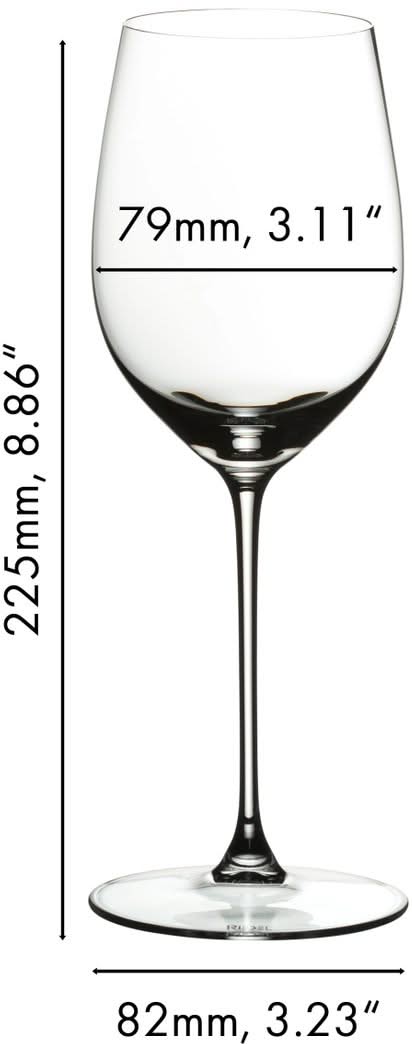Set de verres a vin Riedel - Viognier/Chardonnay - Veritas - 370 ml - 2 pièces