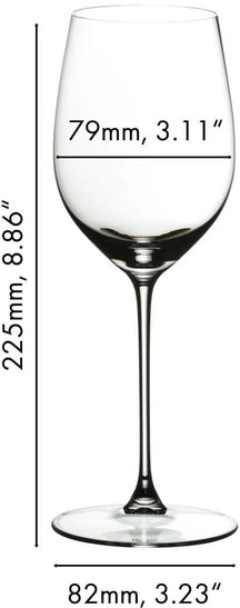 Set de verres a vin Riedel - Viognier/Chardonnay - Veritas - 370 ml - 2 pièces