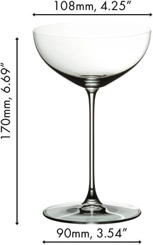 Set de verres a cocktail Riedel - Verres a martini - Veritas - 240 ml - 2 pieces