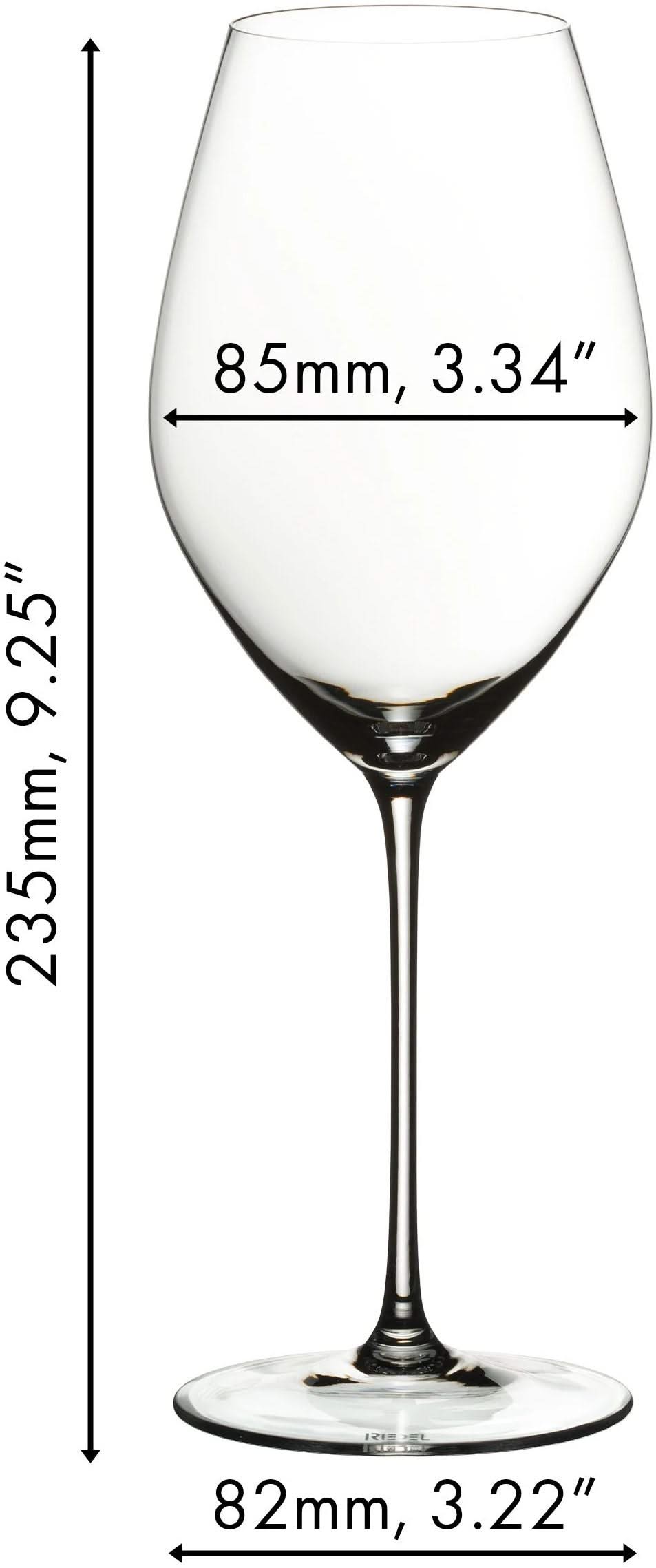 Set de verres a vin Riedel - Verres a champagne - Veritas - 449ml - 2 pièces