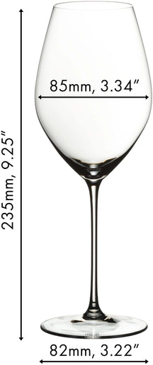 Set de verres a vin Riedel - Verres a champagne - Veritas - 449ml - 2 pièces