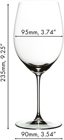 Set de verres a vin Riedel - Verres a vin rouge - Veritas - 709 ml - 2 pieces