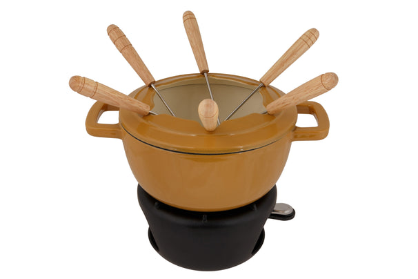 Ensemble de service à fondue Cosy & Trendy - en fonte - Fontestic - Ø 18 cm