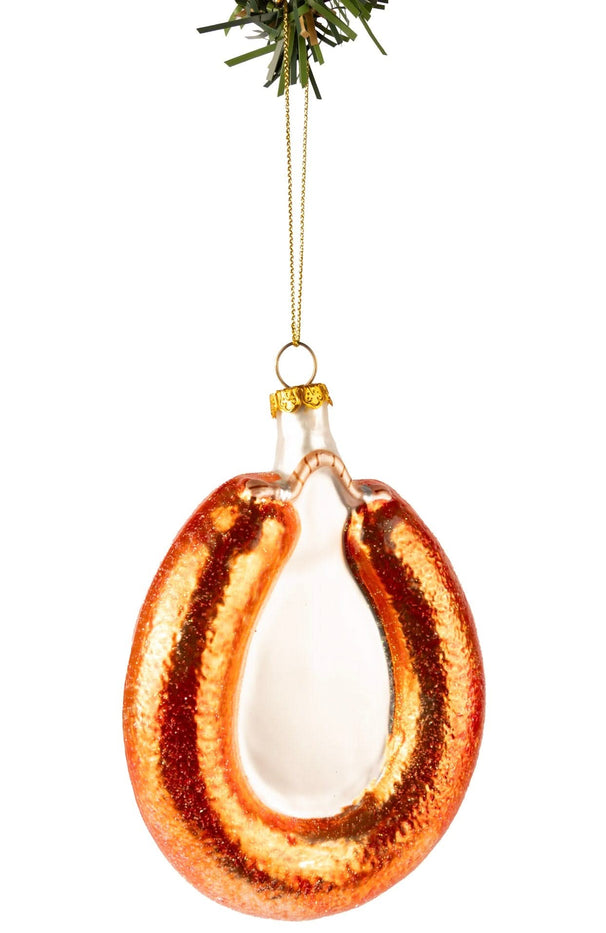 Boule de Noël Nordic Light - Saucisse fumée - Collection Noël - 13 cm