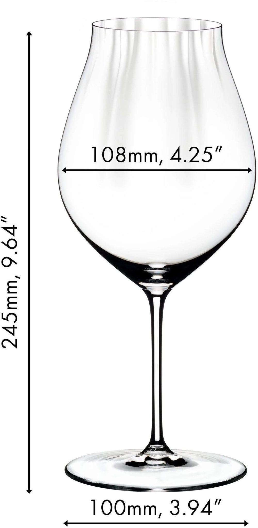 Ensemble de verres a vin Riedel - Pinot Noir - Performance - 830 ml - 2 pièces