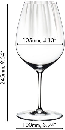 Set de verres a vin Riedel - Verres a vin rouge - Performance - 834ml - 2 pièces