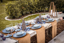 Assiettes de dîner Cosy & Trendy - En gres - Aicha - 27 x 23 cm - 4 pièces