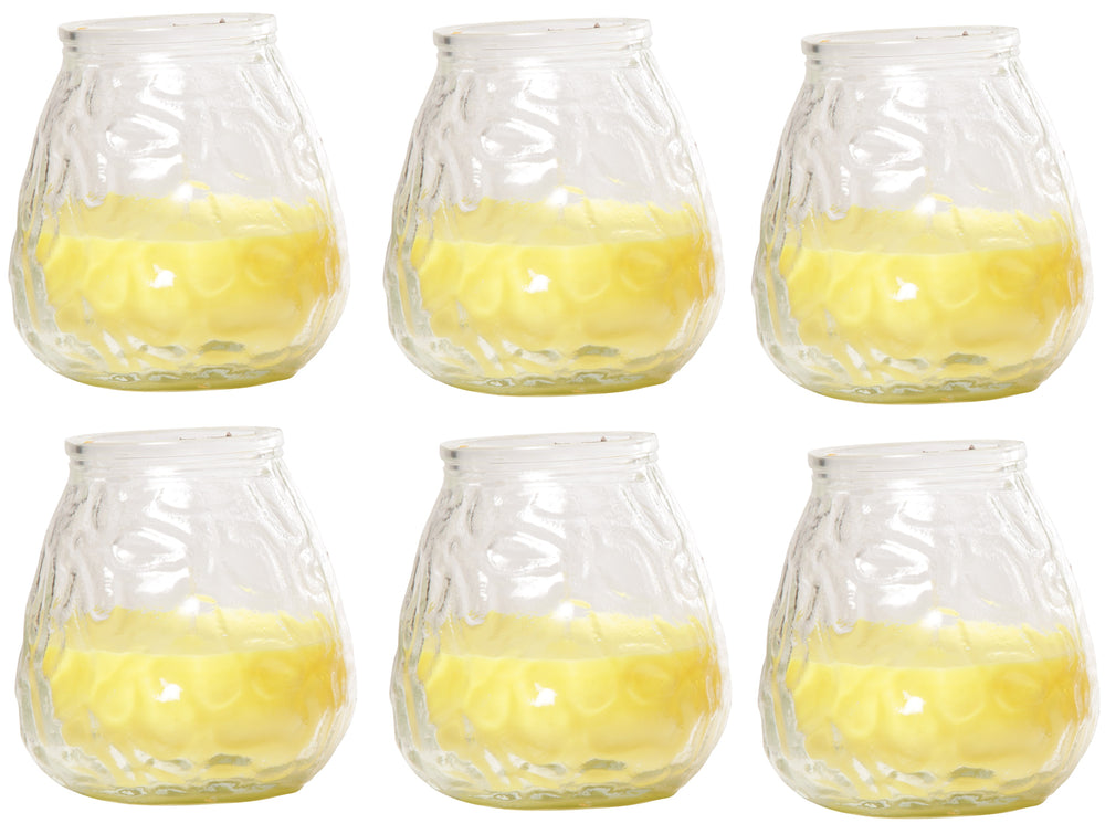 Set de bougies Cosy&Trendy - Bougies citronnelles - PROINDUCR - 10 cm - 6 pièces