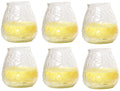 Set de bougies Cosy&Trendy - Bougies citronnelles - PROINDUCR - 10 cm - 6 pièces