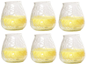 Set de bougies Cosy&Trendy - Bougies citronnelles - PROINDUCR - 10 cm - 6 pièces