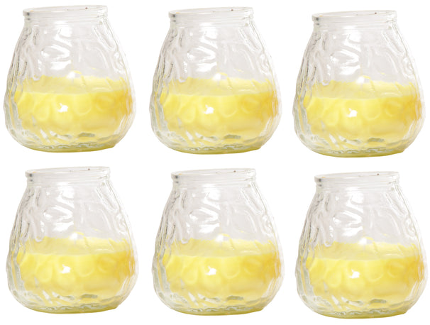 Set de bougies Cosy&Trendy - Bougies citronnelles - PROINDUCR - 10 cm - 6 pièces
