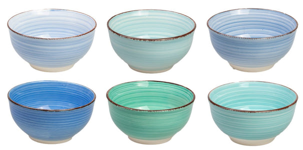 Ensemble de bols Cookinglife - Petits bols - Délice Bleu - ø 12 cm - 6 pièces