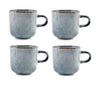 Ensemble de tasses à café ONA - Tasses à cappuccino - Duna - 220 ml - 4 pièces