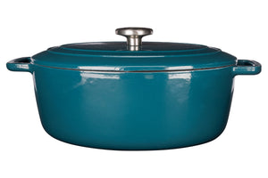 Cocotte en fonte Cosy & Trendy - Faitout ovale - Fontestic - 31 x 24 cm