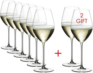Set de verres à champagne Riedel - Verres à champagne - Veritas - 449ml - 8 pces
