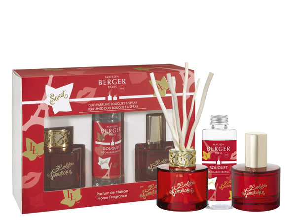 Set de parfum Maison Berger - Spray - Lolita Lempicka Sweet - 80+50ml - 3 pièces