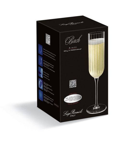 Set de verres a vin Luigi Bormioli - Verres a vin blanc - Bach - 28cl - 4 pièces