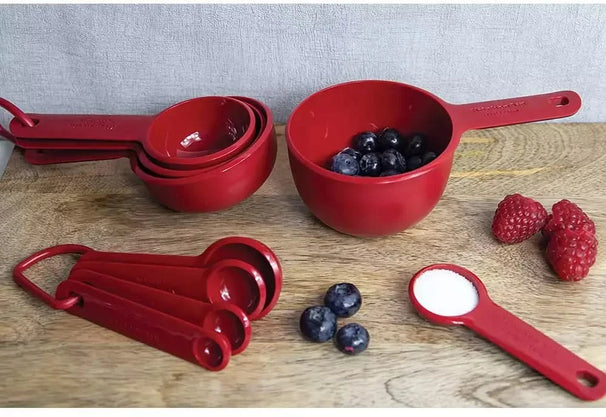 Set de cuillères KitchenAid - A mesurer - Core Rouge Empereur - 5 pièces