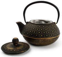 Théière Salt & Pepper - En fonte - My Tea - 800 ml - Noir/Or