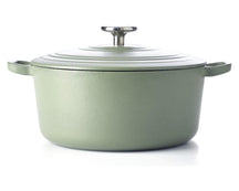 BK Braadpan Bourgogne Olive Green Gietijzer ø 28 cm / 6.7 Liter - zijaanzicht