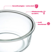 Ensemble de plats à four Sareva - Ronds - Cook&Fresh - 400/600/900 ml - 3 pièces