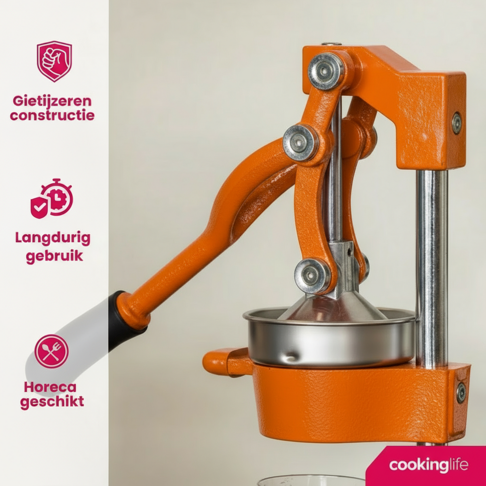 Presse-agrumes Cookinglife - Modèle à levier - Citruspresse - Hauteur 72 cm