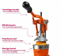 Presse-agrumes Cookinglife - Modèle à levier - Citruspresse - Hauteur 72 cm