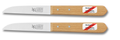 Set de couteaux Robert Herder - Couteaux d'office - en bois - 92 mm - 2 pièces