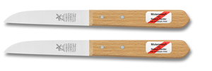 Set de couteaux Robert Herder - Couteaux d'office - en bois - 92 mm - 2 pièces
