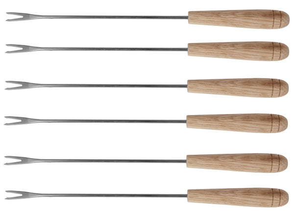 Set de fourchettes à fondue Cosy&Trendy - en inox - Fontestic - 6 pièces