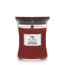Bougie parfumée WoodWick - Bougie en verre - Cinnamon Chai - 11 cm / ø 10 cm