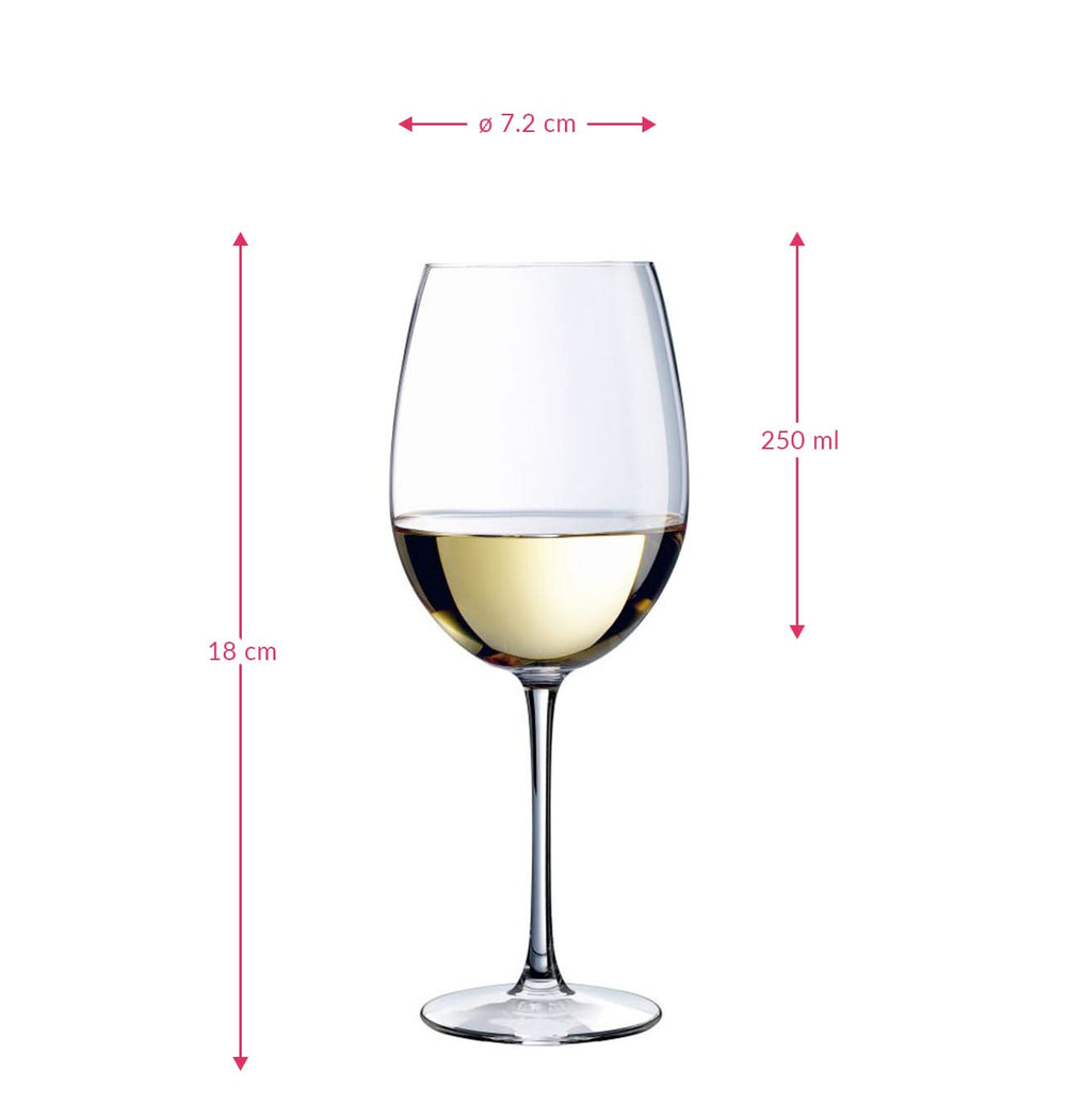 Set de verres à vin Chef & Sommelier - Verres à vin blanc - 25 cl - 6 pièces