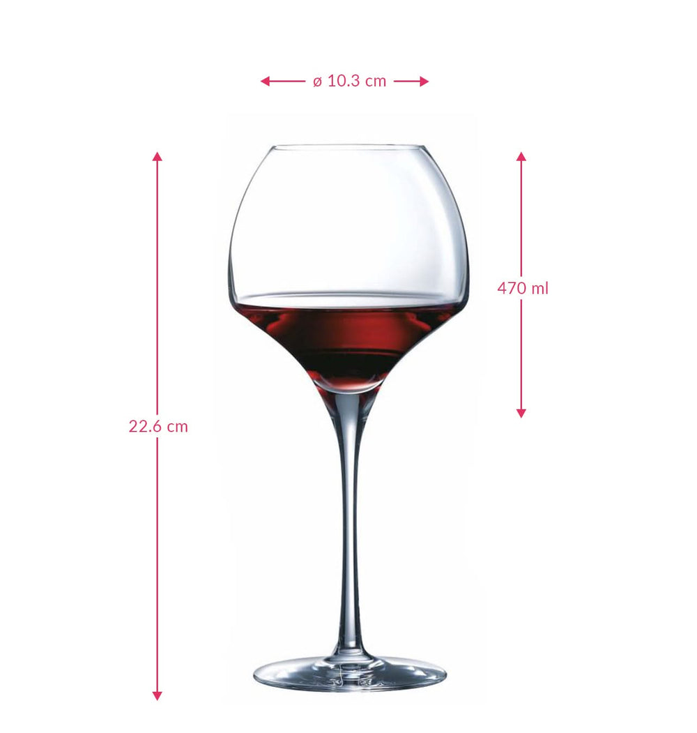 Set de verres a vin Chef&Sommelier - Verres a bordeaux - OpenUp - 47cl - 6pièces