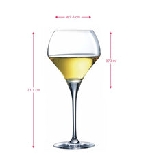 Set de verres a vin C&S - Verres a vin blanc - Open Up - 37 cl - 6 pièces