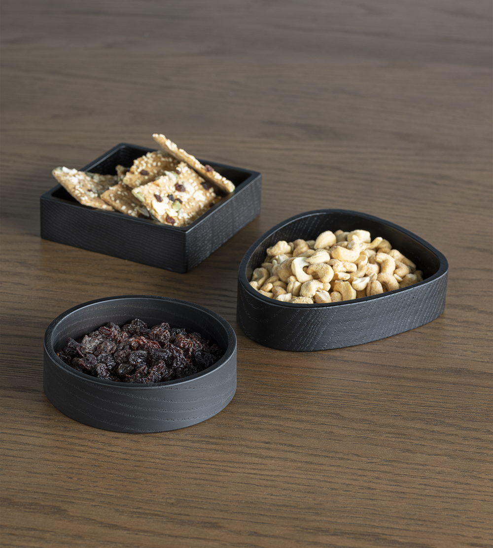 Plateau LIND DNA - Support de sous-verres - Curve - 14 x 13 cm