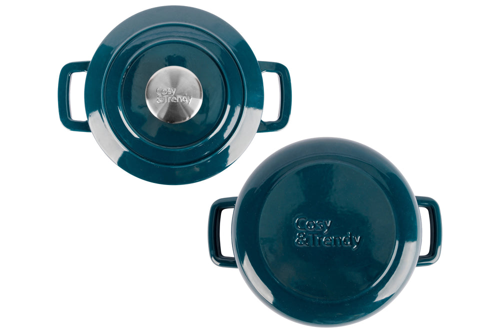 Cocotte en fonte Cosy & Trendy - Faitout rond - Fontestic - 20 cm