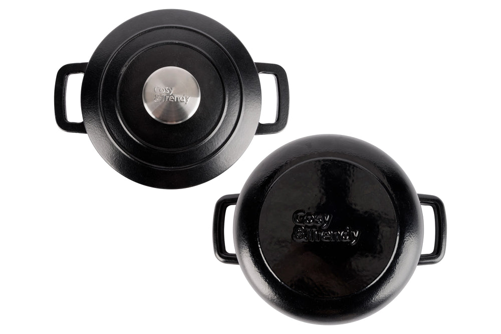 Cocotte en fonte Cosy & Trendy - Faitout rond - Fontestic - 20 cm