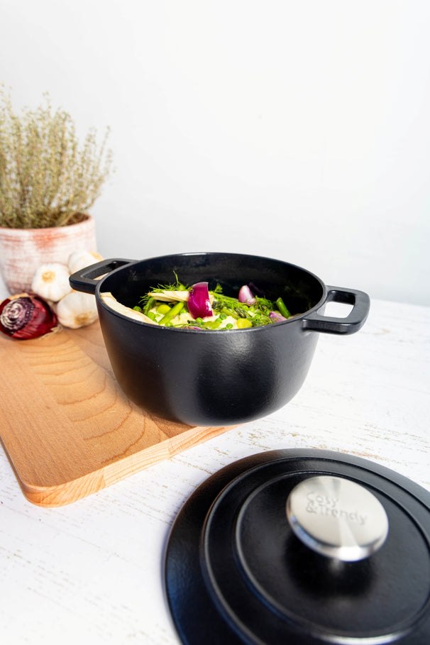 Cocotte en fonte Cosy & Trendy - Faitout rond - Fontestic - 20 cm