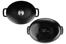 Cocotte en fonte Cosy & Trendy - Faitout ovale - Fontestic - 31 x 24 cm