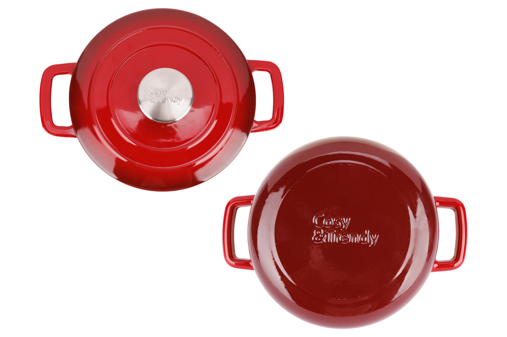 Cocotte en fonte Cosy & Trendy - Faitout rond - Fontestic - Ø 20 cm