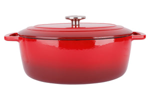 Cocotte en fonte Cosy & Trendy - Faitout ovale - Fontestic - 31 x 24 cm