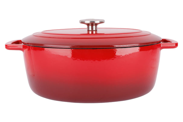 Cocotte en fonte Cosy & Trendy - Faitout ovale - Fontestic - 31 x 24 cm