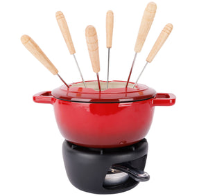 Ensemble de fondue Cosy & Trendy - en fonte - Fontestic - Ø 18 cm - 6 personnes