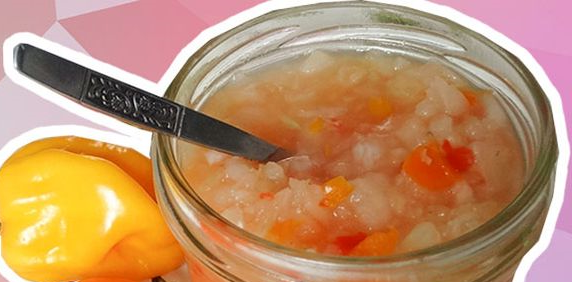 Sambal antillais aux piments Madame Jeanette